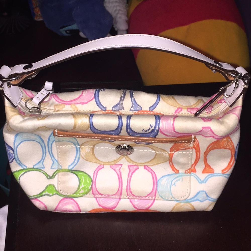 Mini colorful coach bag